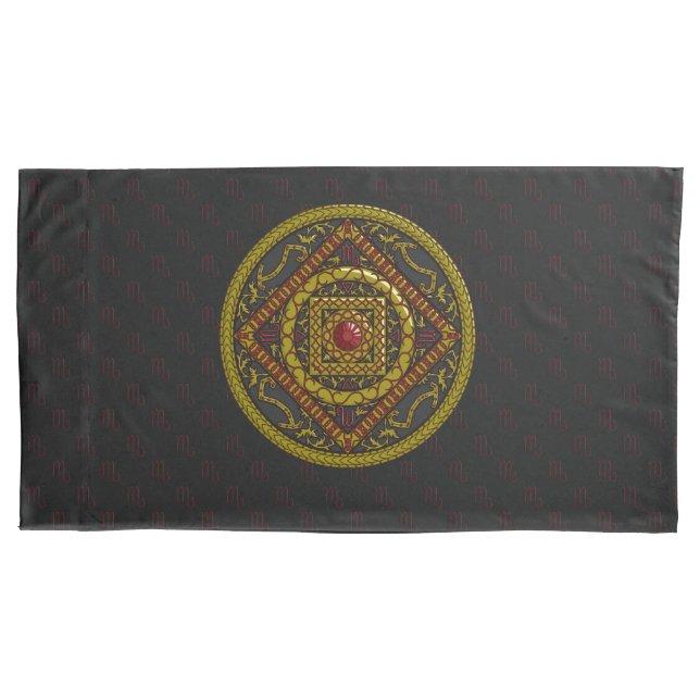 Scorpio Mandala Pillowcase (Front)
