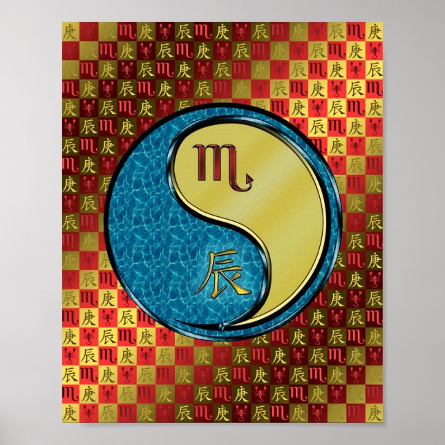 Scorpio & Metal Dragon Poster (Front)