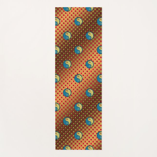 Scorpio & Metal Dragon Yoga Mat (Front)