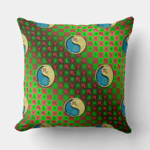 Scorpio & Metal Goat Cushion
