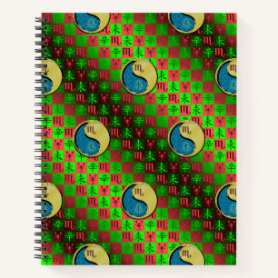 Scorpio & Metal Goat Notebook