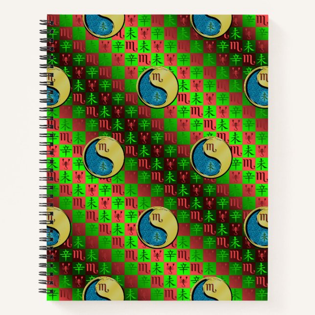 Scorpio & Metal Goat Notebook (Front)