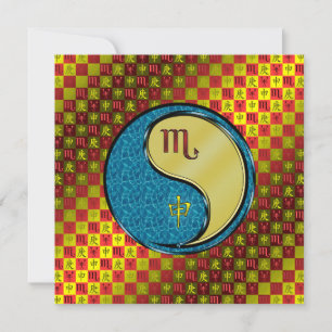 Scorpio & Metal Monkey Card