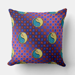 Scorpio & Metal Ox Cushion