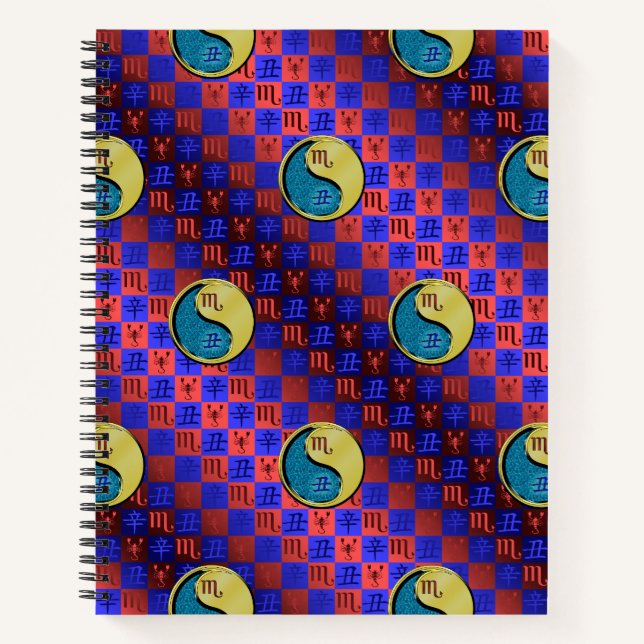 Scorpio & Metal Ox Notebook (Front)
