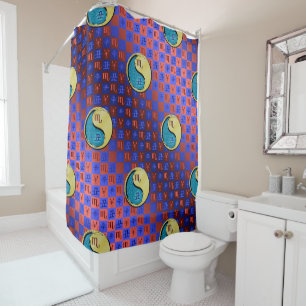 Scorpio & Metal Ox Shower Curtain