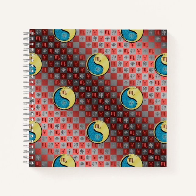 Scorpio & Metal Rabbit Notebook (Front)