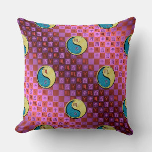 Scorpio & Metal Rooster Cushion