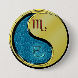 Scorpio & Metal Snake 7.5 Cm Round Badge