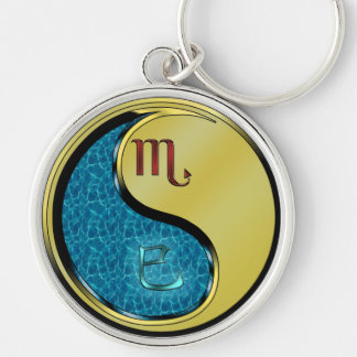 Scorpio & Metal Snake Key Ring
