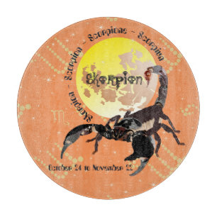 Scorpio Oct. 24 to Nov. 22 Glass Cutting Boards