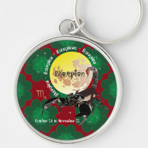 Scorpio October 24 to November 22 Keychain