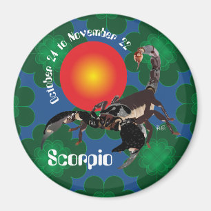 Scorpio October 24 to November 22 magnet