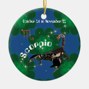 Scorpio October 24 to November 22 Ornament