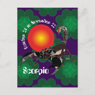Scorpio October 24 to November 22 Postcards