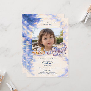 Scorpio October Celestial Zodiac Birthday Party Invitation