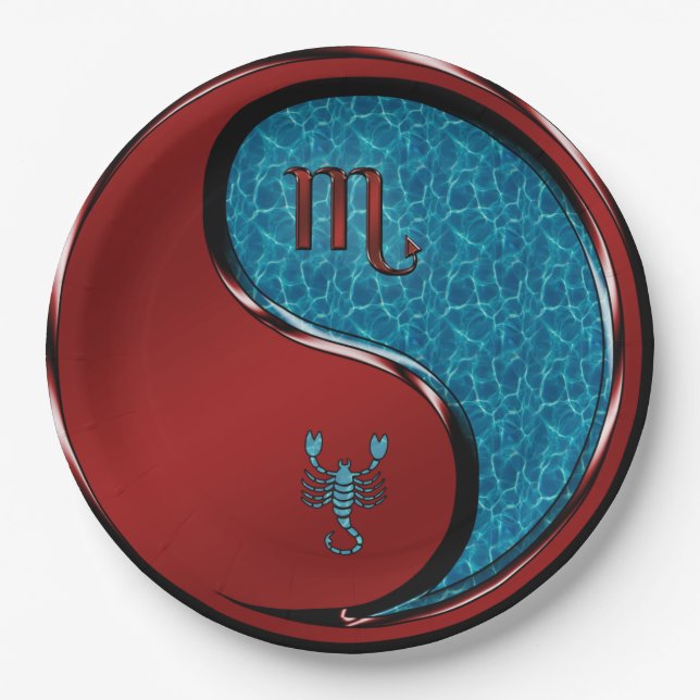 Scorpio Paper Plate (Front)