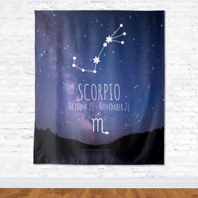 Scorpio | Personalised Astrology Tapestry (Creator Uploaded)