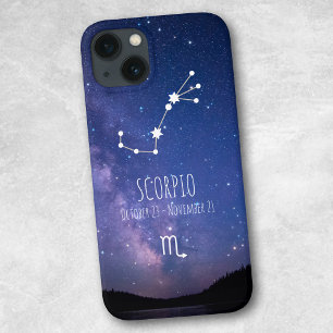 Scorpio   Personalised Zodiac Constellation iPhone 13 Case