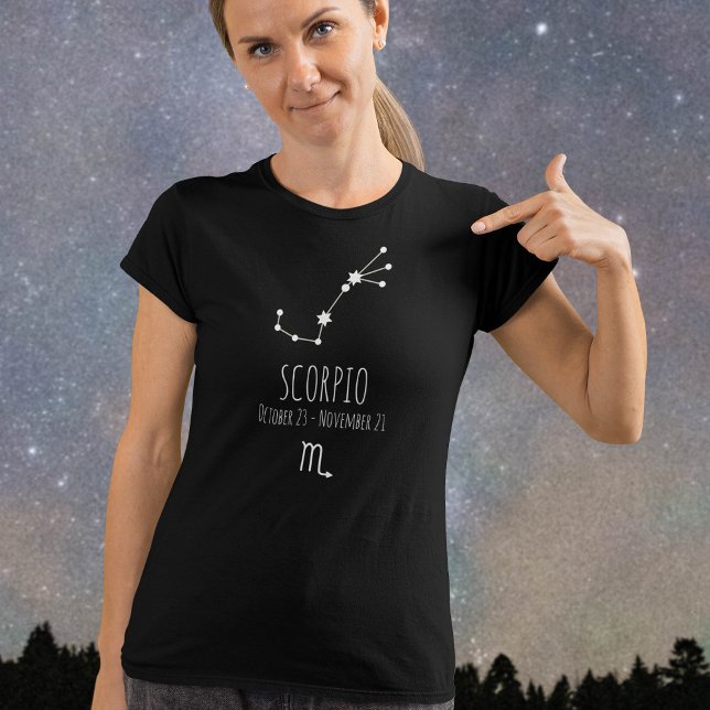 Scorpio | Personalised Zodiac Constellation T-Shirt (Creator Uploaded)