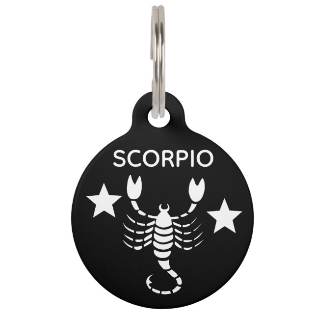 Scorpio Pet Tag (Front)