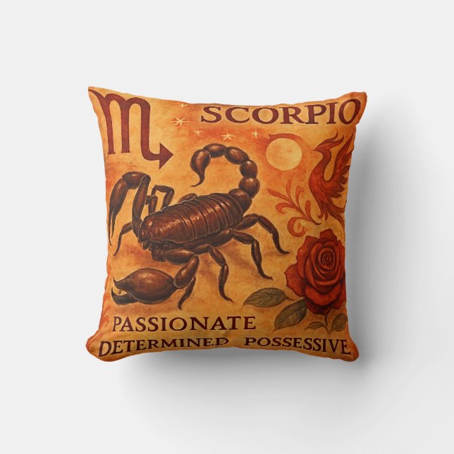 Scorpio Pillow (Front)