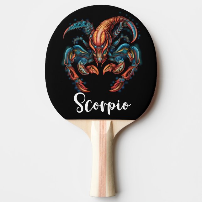 Scorpio Ping Pong Paddle (Front)