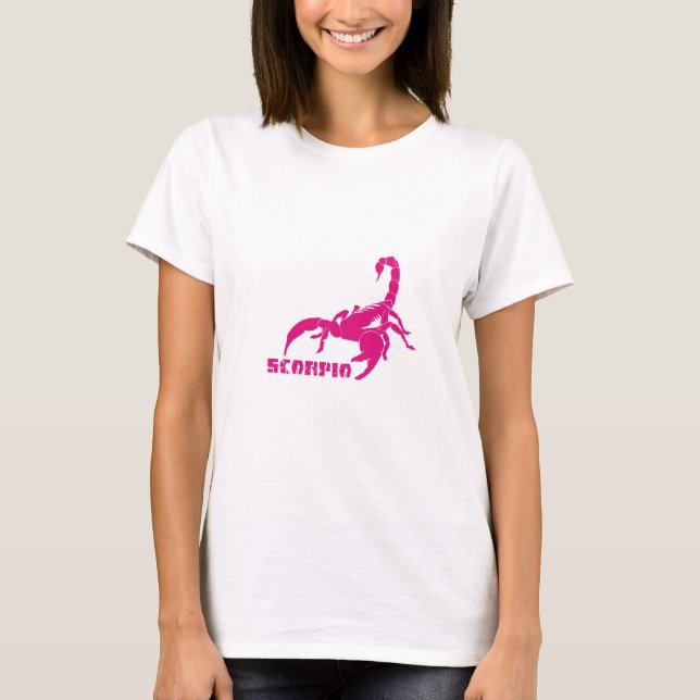 Scorpio - Pink T-Shirt (Front)