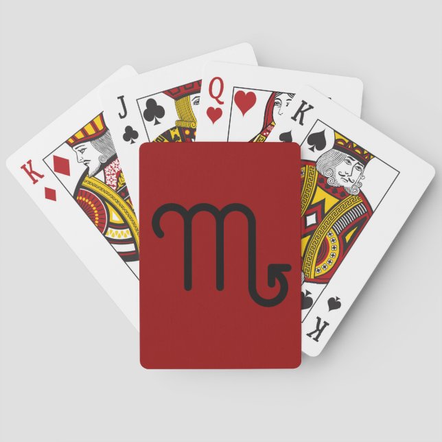 Scorpio Playing Cards (Back)