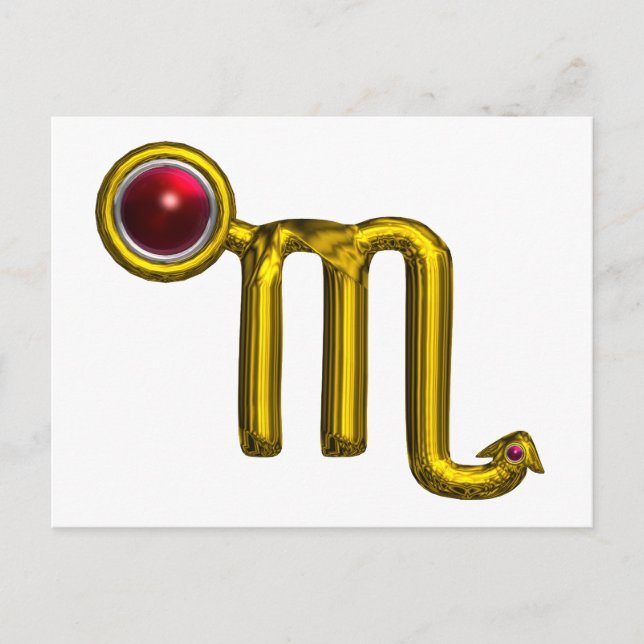SCORPIO POSTCARD (Front)
