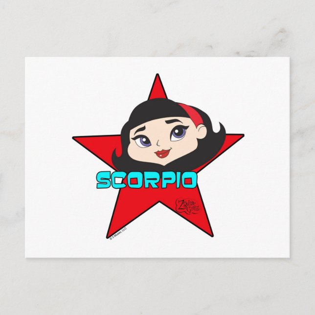 Scorpio Postcard (Front)