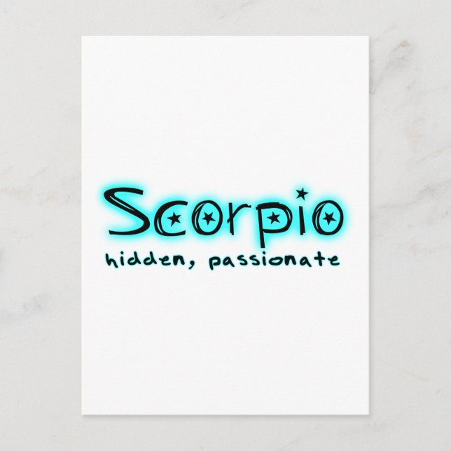 Scorpio Postcard (Front)