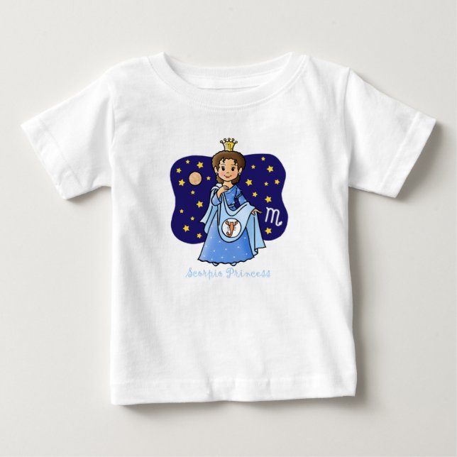 Scorpio Princess Baby T-Shirt (Front)