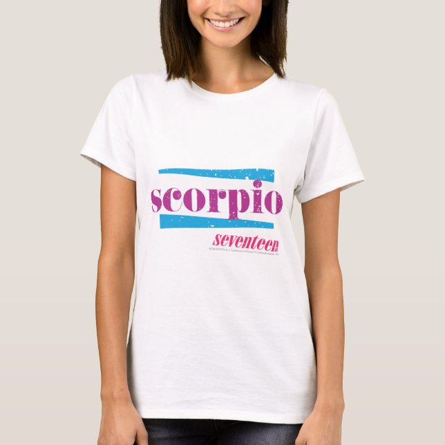 Scorpio Purple T-Shirt (Front)