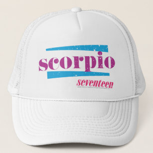 Scorpio Purple Trucker Hat