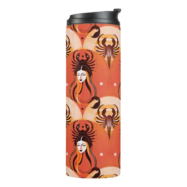 Scorpio Queen  Thermal Tumbler (Rotated Left)