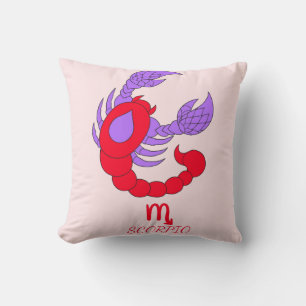 Scorpio Reversible Throw Pillow