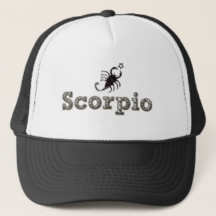 scorpio, sco trucker hat