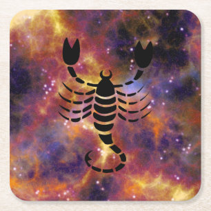 scorpio scorpion coasters