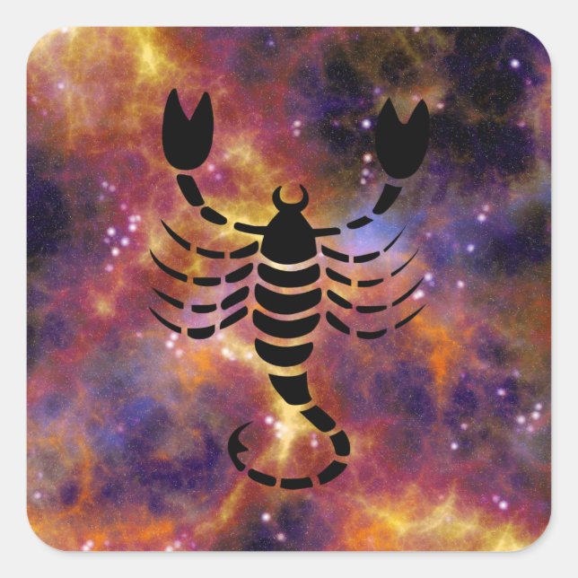 scorpio scorpion stickers (Front)