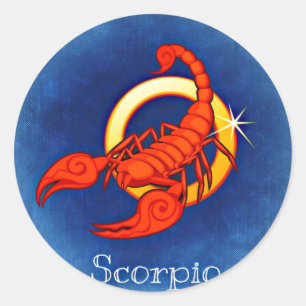 Scorpio, Scorpione Classic Round Sticker