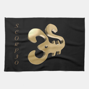 Scorpio, Scorpione Tea Towel