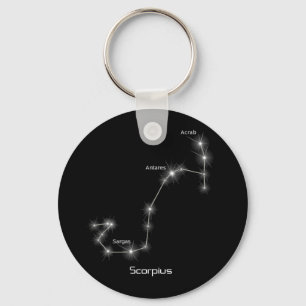 Scorpio Scorpius Constellation Keychain