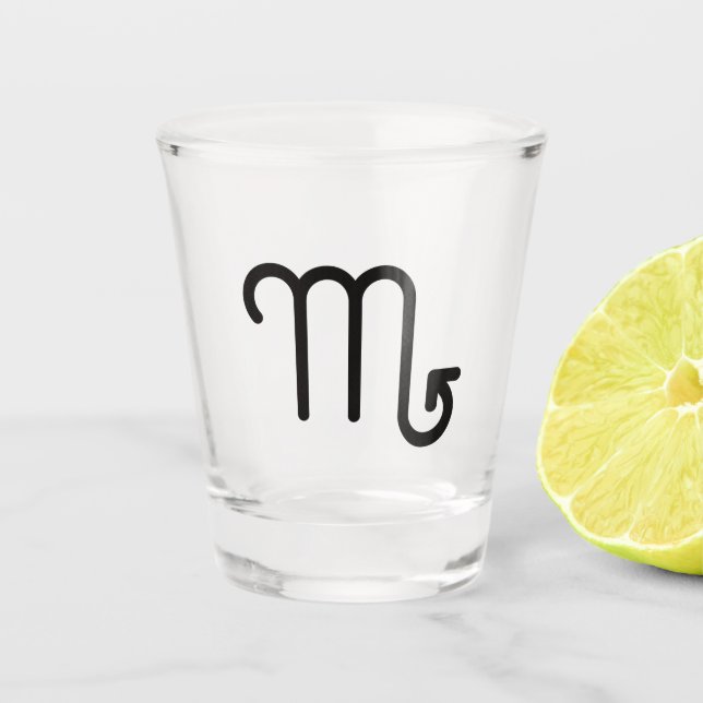 Scorpio Shot Glass (Front)
