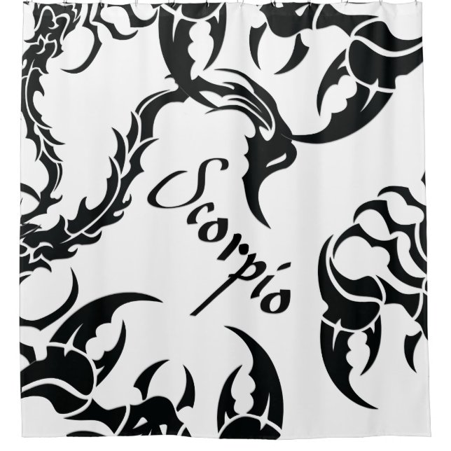 Scorpio Shower Curtain (Front)