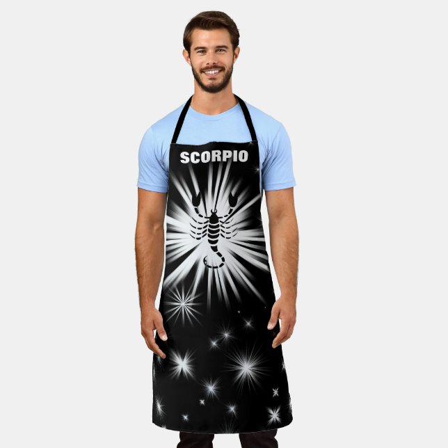 Scorpio sign apron (Worn)