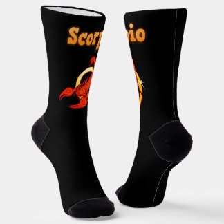 Scorpio sign socks