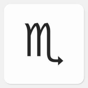 Scorpio Square Sticker