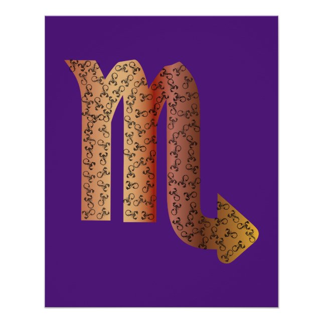 SCORPIO STAR SIGN - M (Front)