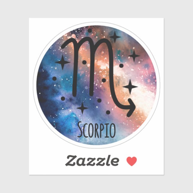 Scorpio Sticker (Sheet)